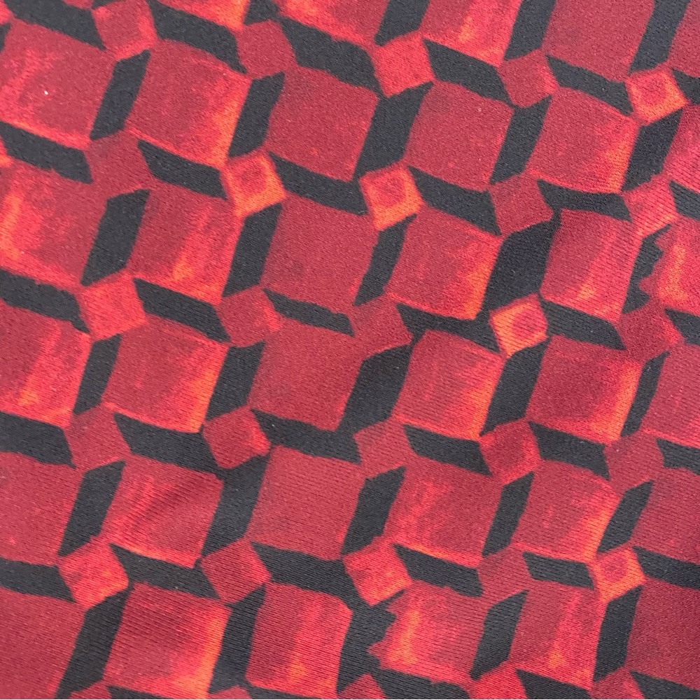 Patterned Red Dress - Picture 9 of 11